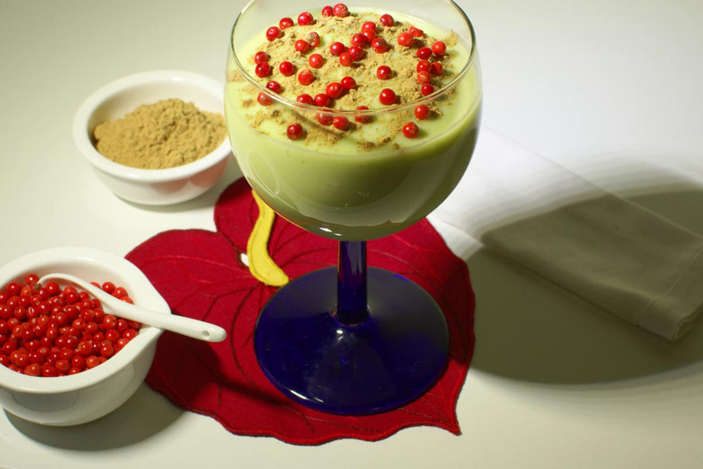 Avocado-Smoothie mit Baie Rose