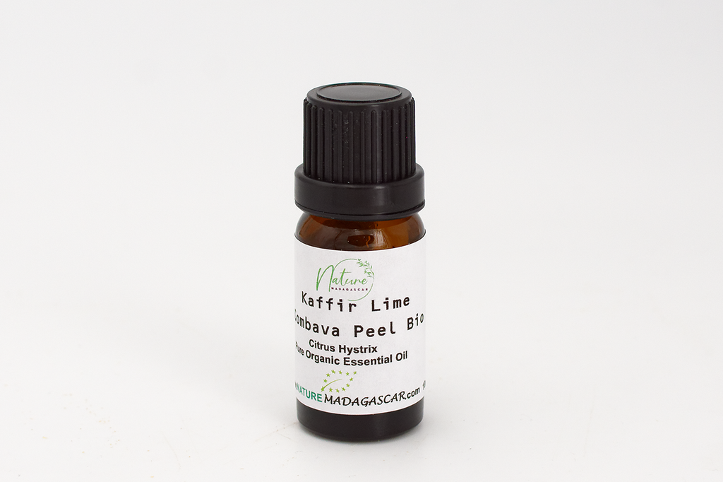 Aceite Esencial de Cáscara de Lima Kaffir Combava Orgánica