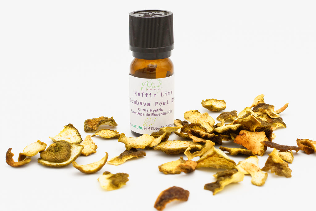 Aceite Esencial de Cáscara de Lima Kaffir Combava Orgánica