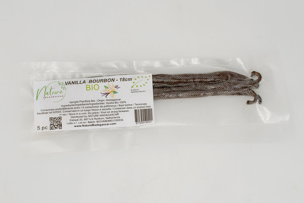 Bourbon Vanillestokjes Gourmet - Biologisch - 16-18 cm