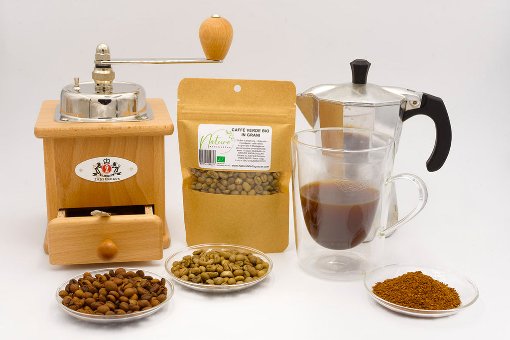Café vert en grains biologique