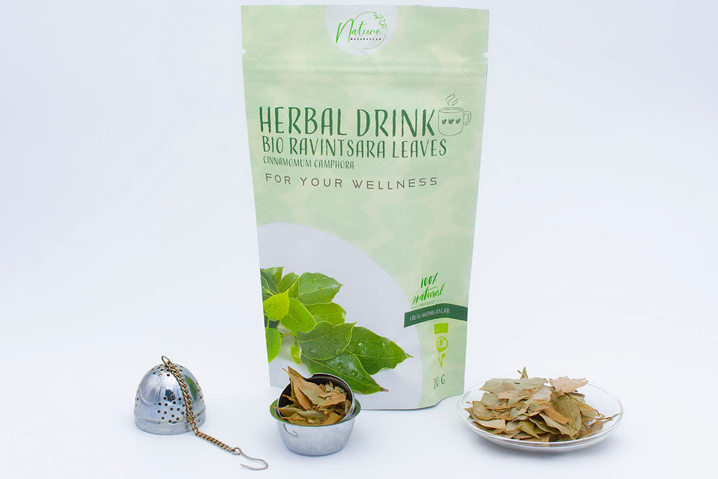 Ravintsara Tisane - Dried Leaves - 100% Pure and Organic