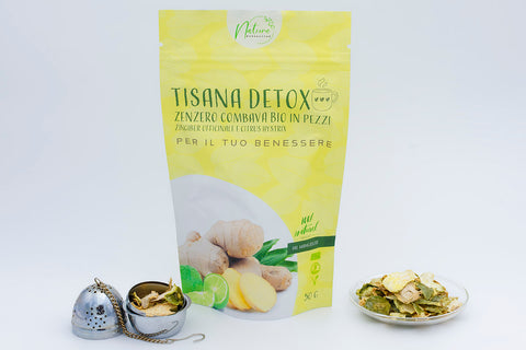 Detox Tisana - Combava e Zenzero - 100% Puro e Biologico
