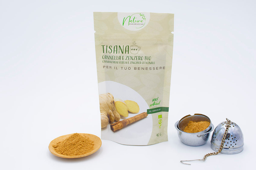 Tisana di Cannella e Zenzero - 100% Pura e Biologica