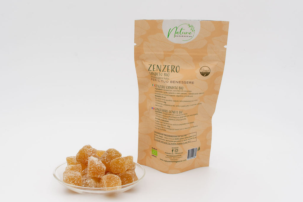 Organic Ginger Candy - Cubes